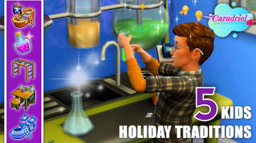 kids holiday traditions sims 4