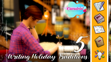 writing holiday tradition sims 4